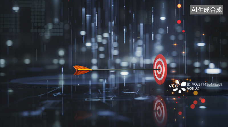 【AI数字艺术】射箭运动箭靶图片素材