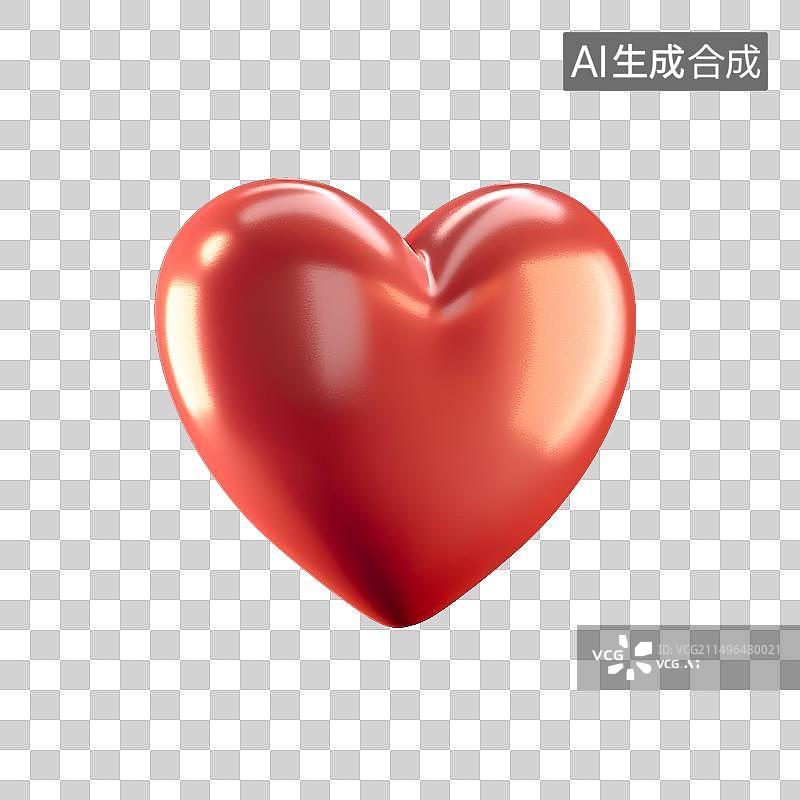 【AI数字艺术】520情人节爱心元素图片素材
