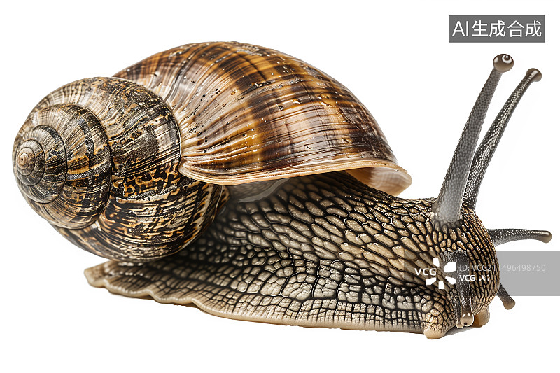 【AI数字艺术】入侵物种非洲大蜗牛图片素材