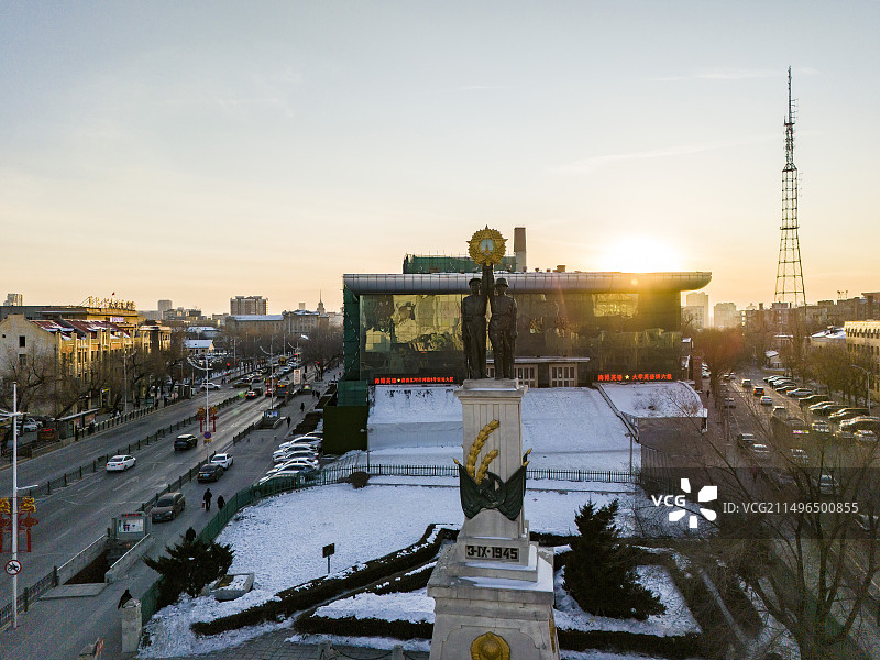 哈尔滨苏联红军烈士纪念碑图片素材