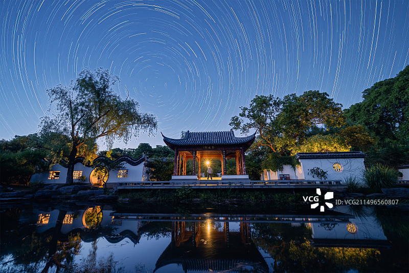 红楼艺文苑星轨图片素材