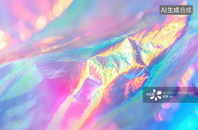 【AI数字艺术】彩色抽象背景的全帧拍摄图片素材