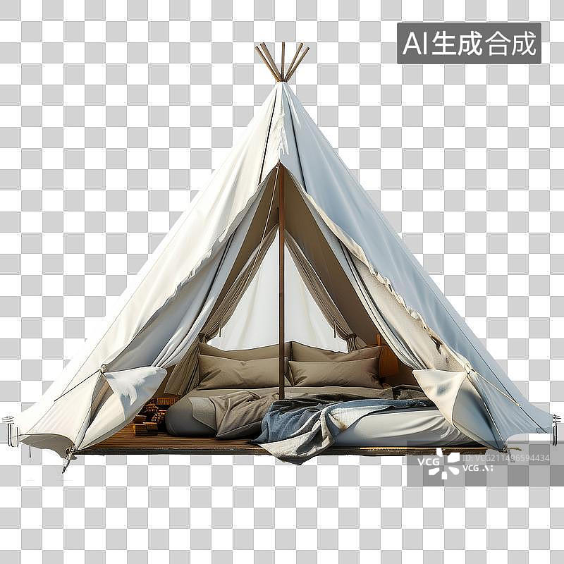 【AI数字艺术】户外露营帐篷图片素材