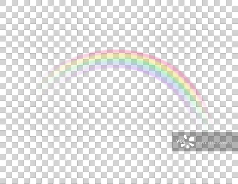 一弯彩虹图片素材