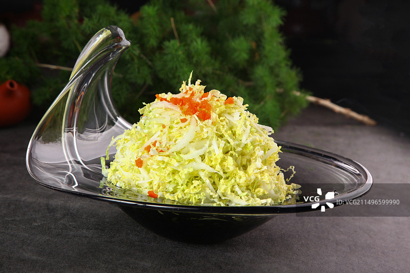 中餐美食-凉拌娃娃菜图片素材