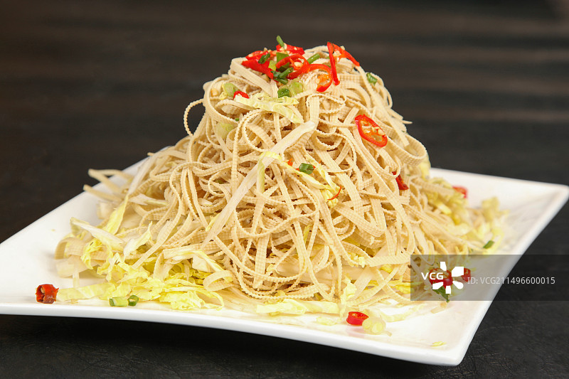 中餐美食-凉拌娃娃菜图片素材