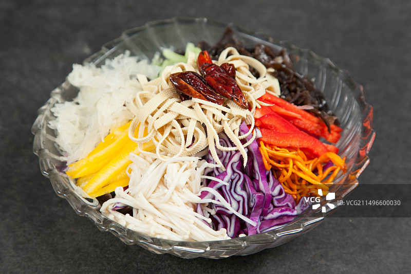 中餐美食-捞拌什锦图片素材