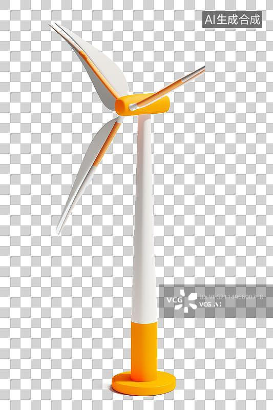 【AI数字艺术】风力发电机风车图片素材