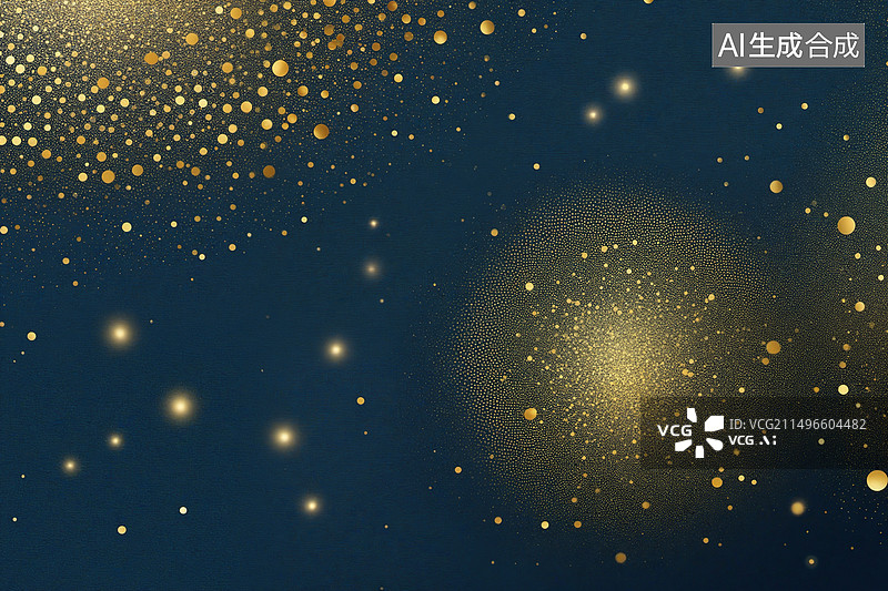 【AI数字艺术】奢华金色元素背景图片素材