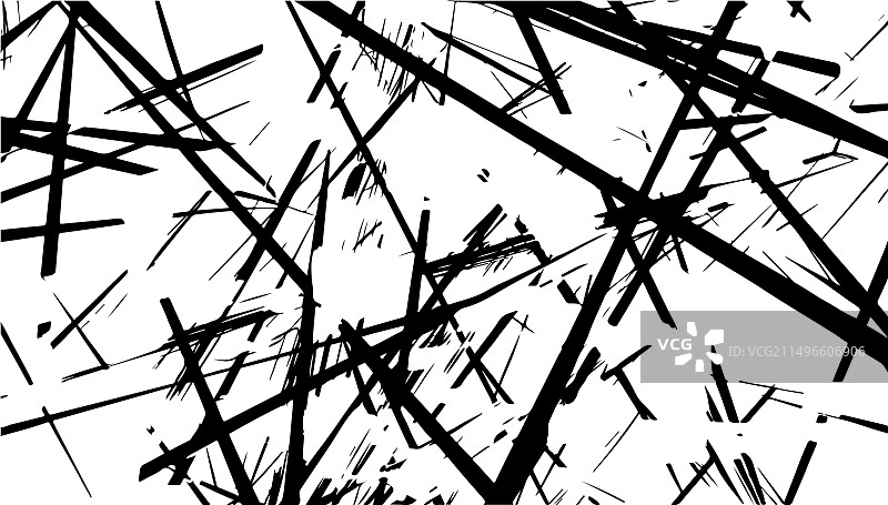 随机混乱线条抽象几何图形图片素材