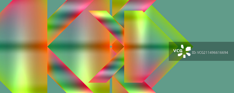 彩色几何图案电脑生成图像图片素材