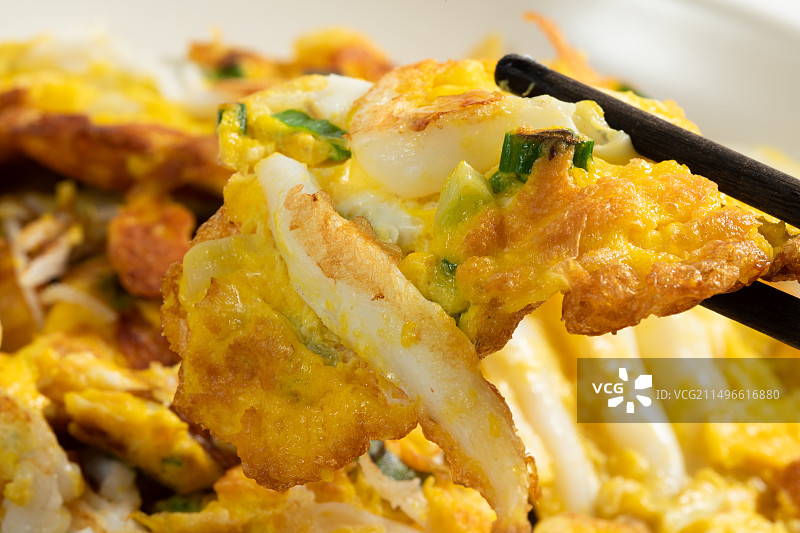 江苏菜银鱼炒蛋图片素材