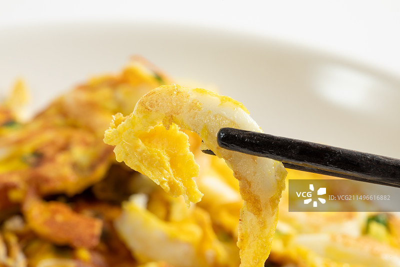 江苏菜银鱼炒蛋图片素材