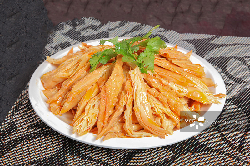 中餐美食-凉拌腐竹图片素材