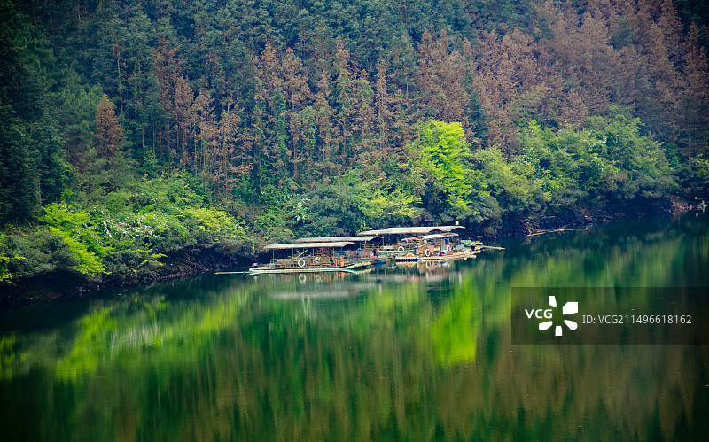 广西桂林灌阳县水车水库都庞岭大峡谷图片素材