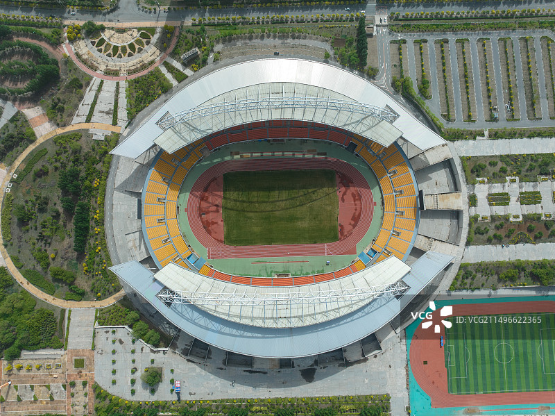 航拍辽宁锦州市体育运动管理中心图片素材