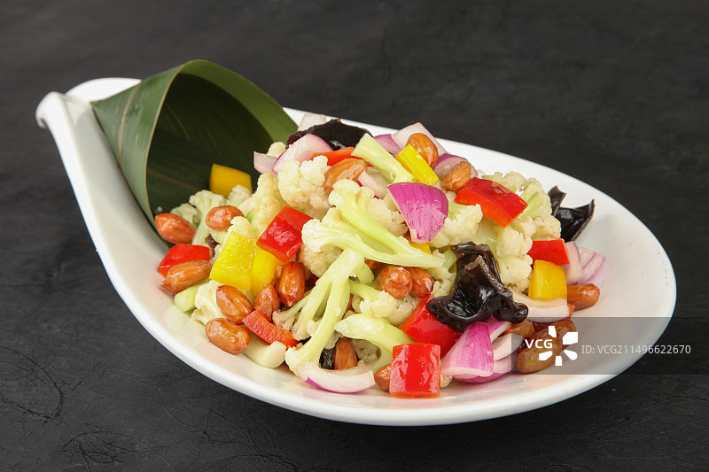 中餐美食-凉拌花菜图片素材