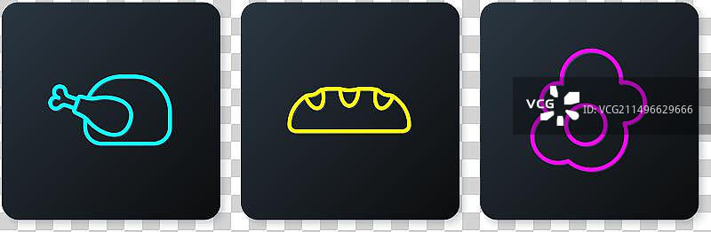 烤火鸡或烤鸡炒鸡蛋图片素材