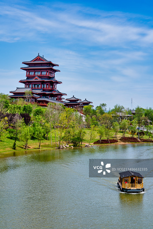 2024成都世界园艺博览会锦云楼建筑图片素材