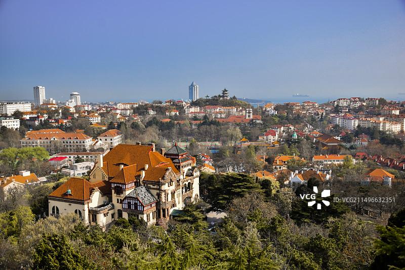 青岛城市风光图片素材