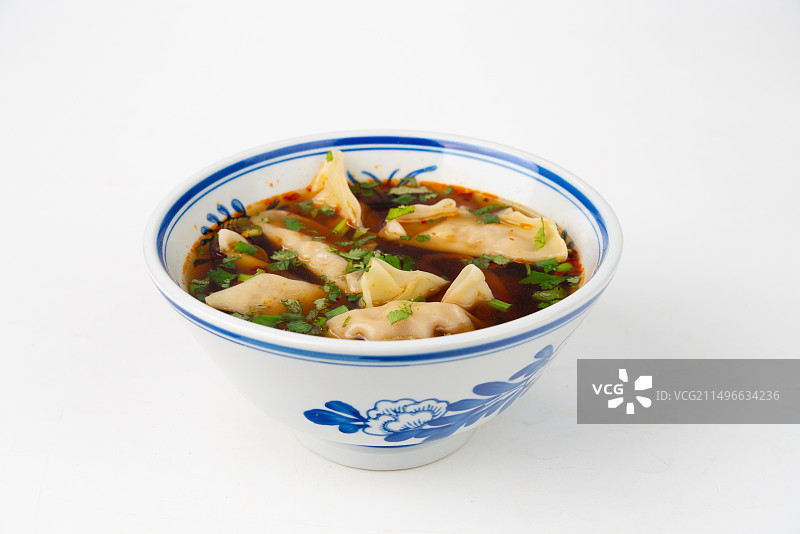 酸汤水饺图片素材