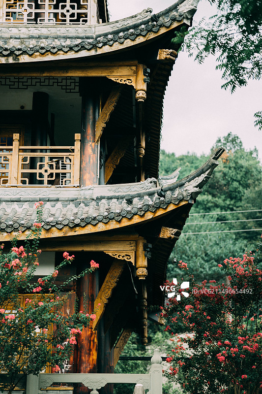 乐山嘉定坊公园图片素材