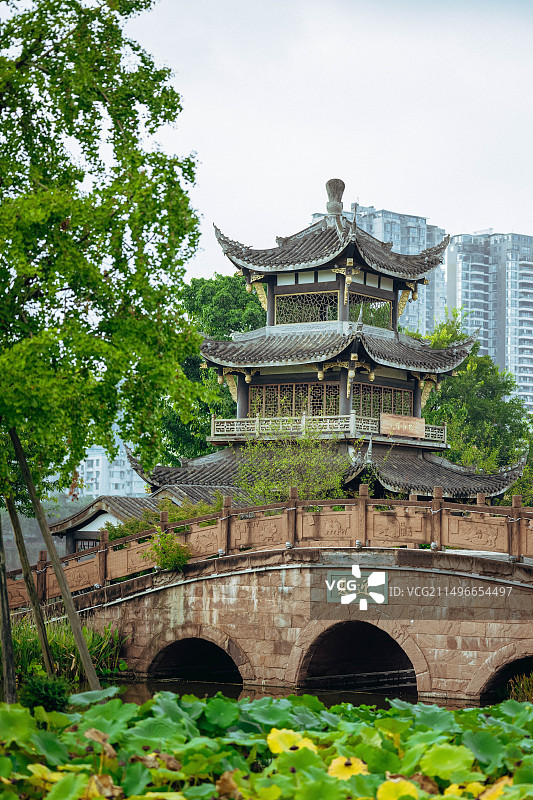 乐山嘉定坊公园图片素材