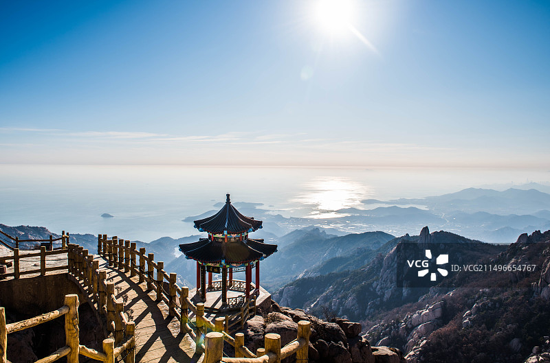 青岛崂山巨峰风景区图片素材