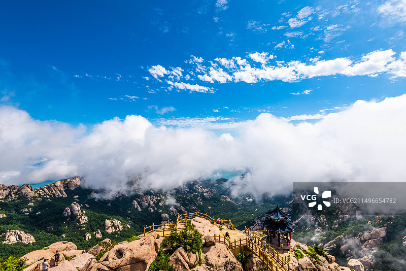 青岛崂山巨峰风景区图片素材