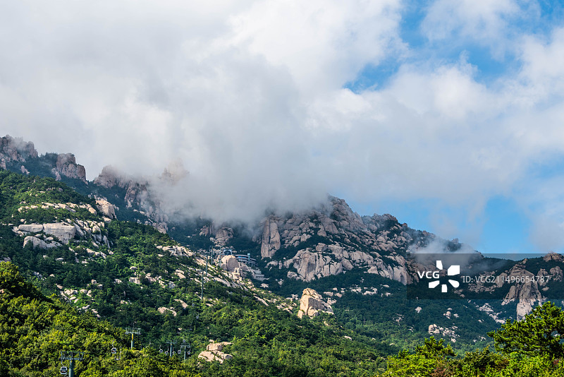 青岛崂山巨峰风景区图片素材