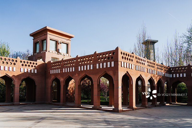 新疆阿克苏姑墨亭姑墨城图片素材