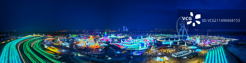 哈尔滨冰雪大世界图片素材