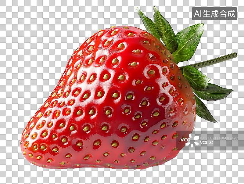 【AI数字艺术】免抠草莓元素图片素材