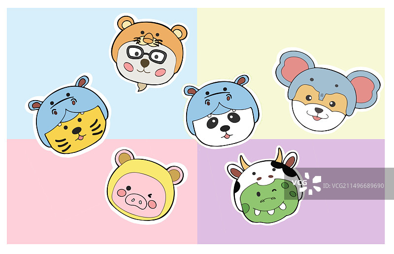 可爱动物图片素材