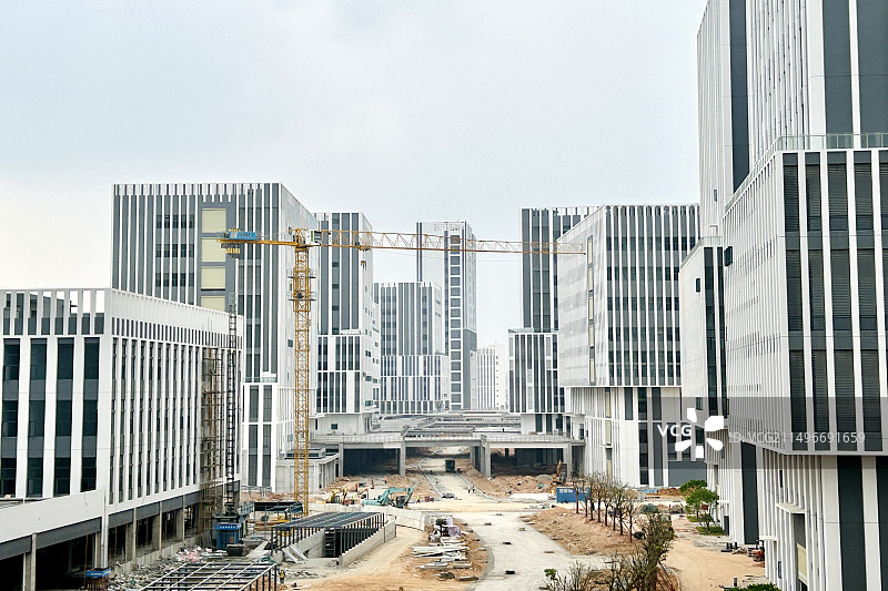 建设中的产业园区 工业园区 产业上楼 工业上楼园区图片素材