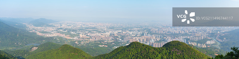 九华叠翠望半座城图片素材