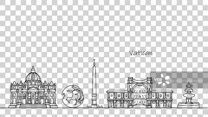 梵蒂冈风光图片素材