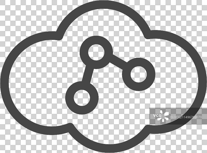 云中的分子图片素材