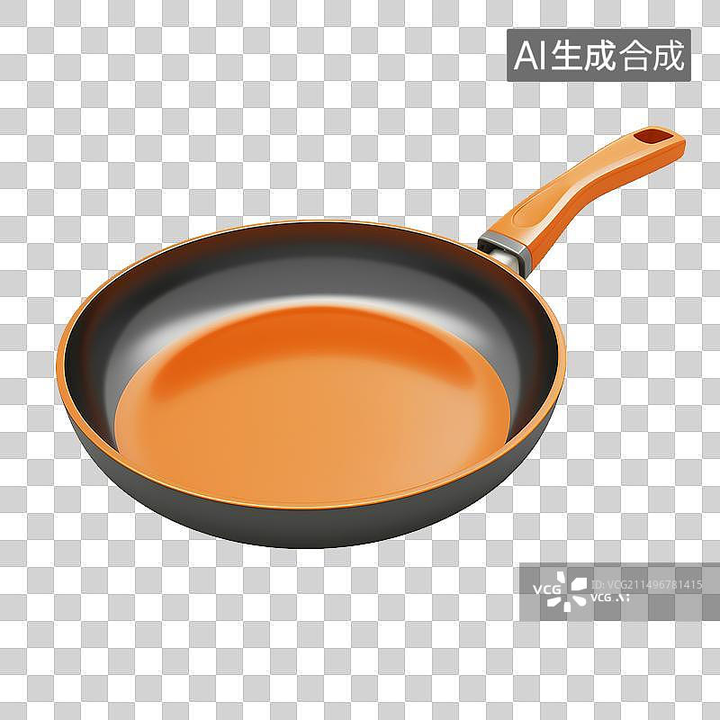 【AI数字艺术】3D卡通风格炒锅元素图片素材