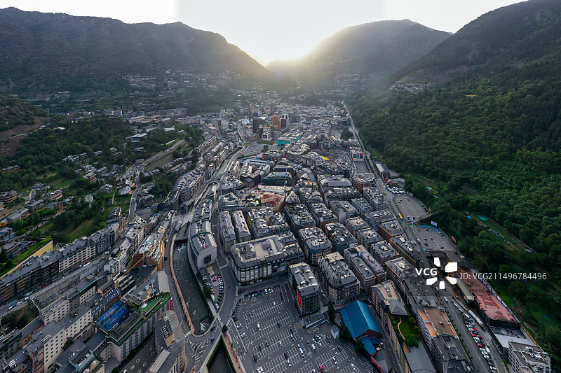 安道尔城景图片素材