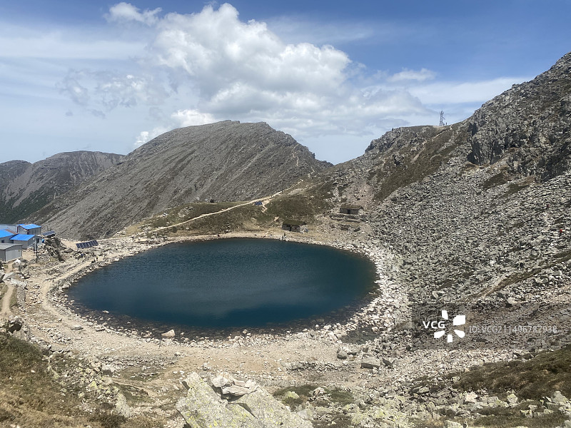 陕西太白山大爷海图片素材