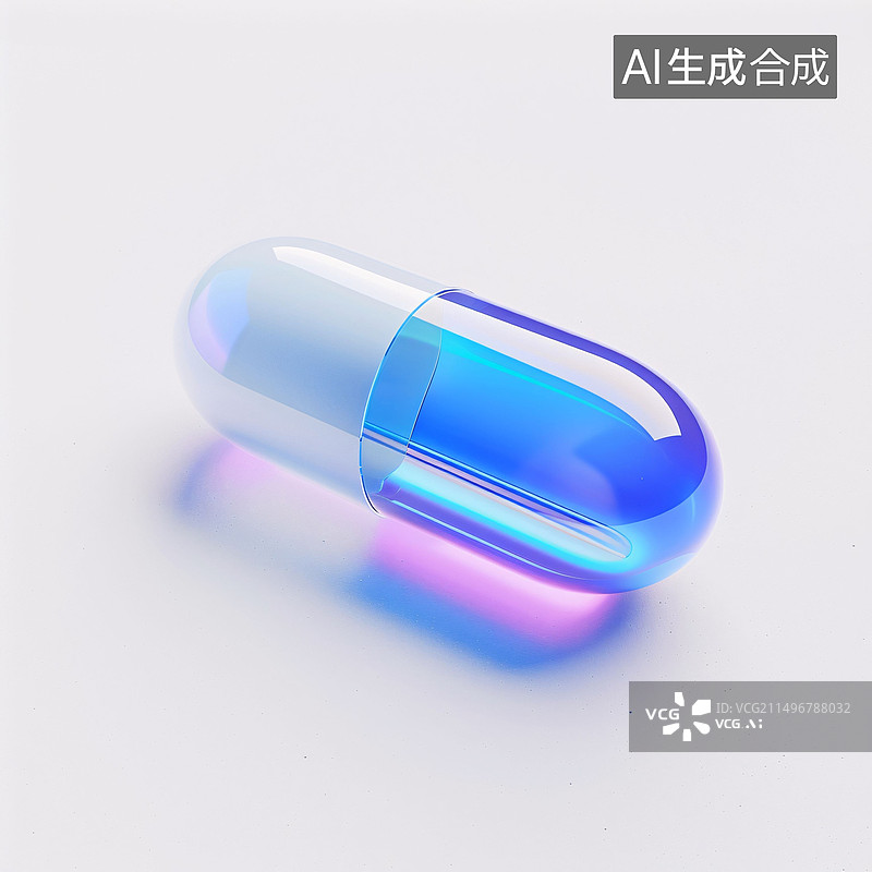 【AI数字艺术】药片药瓶特写医疗健康疾病治疗题材背景图片素材