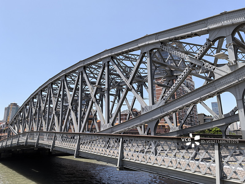 上海历史建筑浙江路桥图片素材