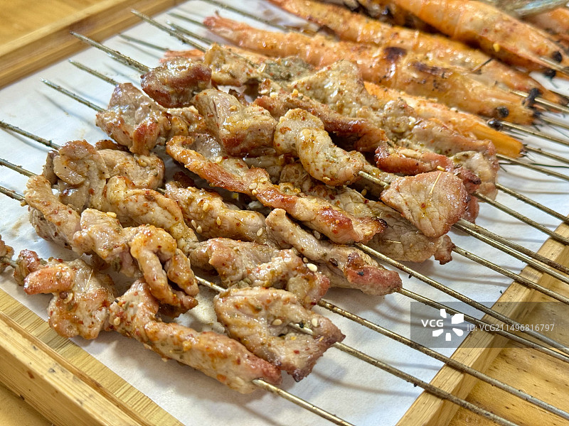 夏日烧烤食材美食图片素材