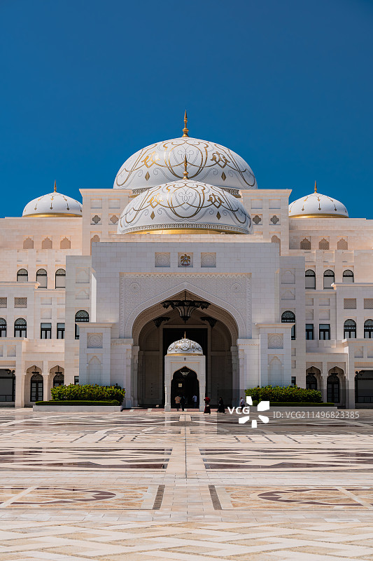 阿布扎比总统府外景图片素材