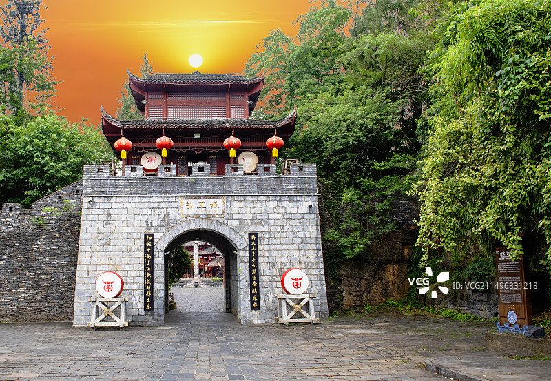 贵州铜仁苗王城图片素材