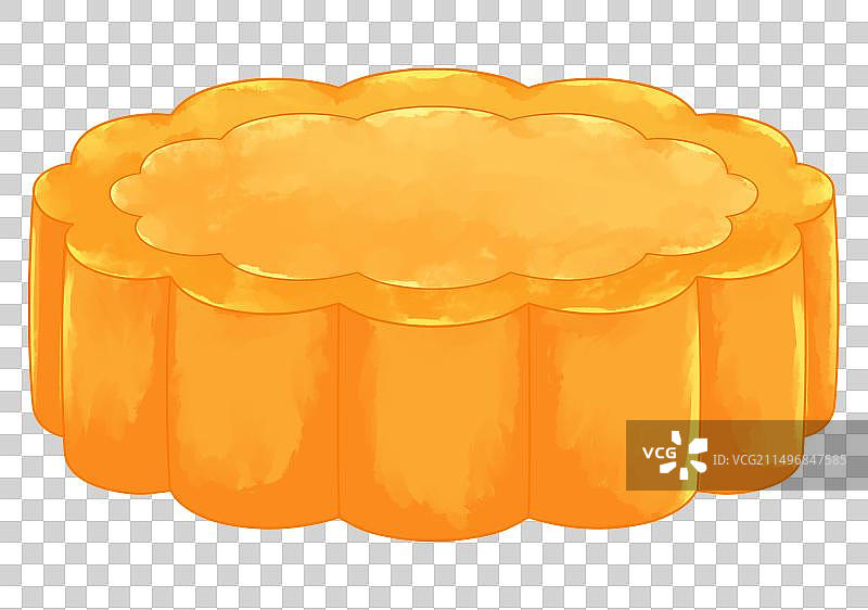 中国中秋节美食月饼元素插画图片素材