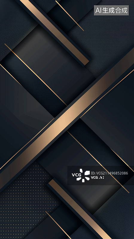 【AI数字艺术】金色和黑色质感背景图片素材