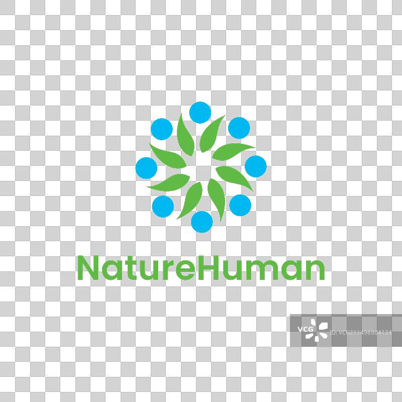 人们与自然树叶标志图片素材