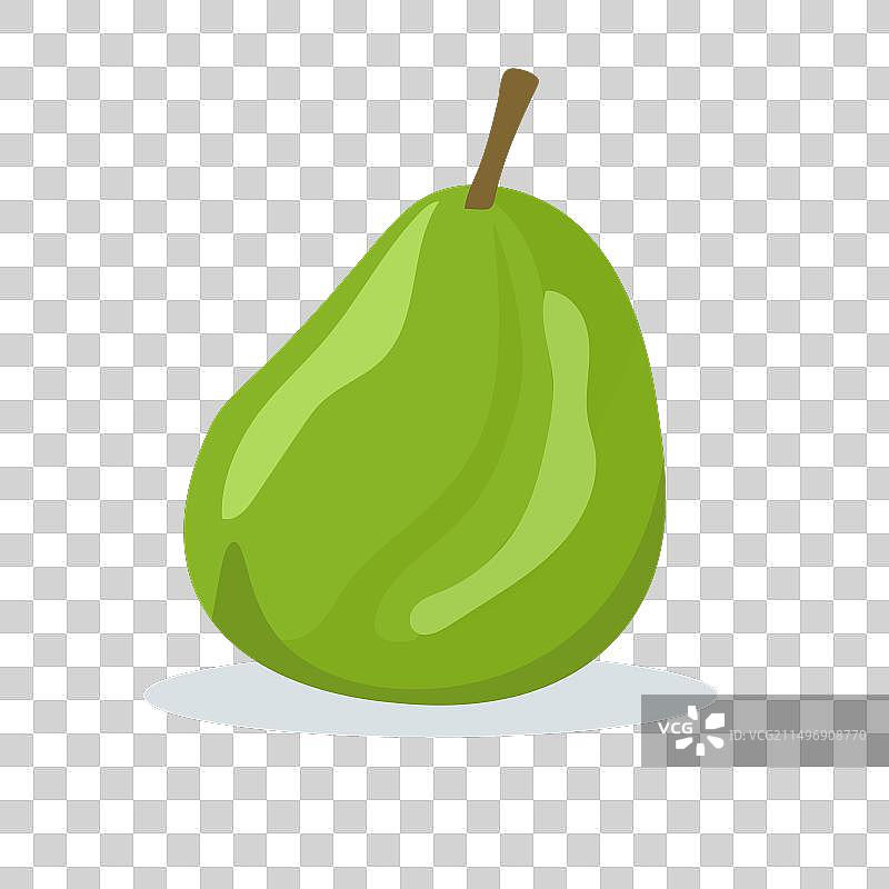 绿色水苹果水果图标图片素材